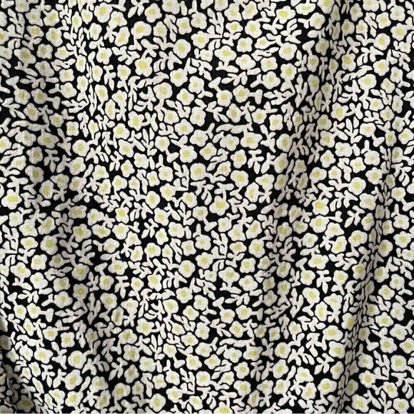 H&M Floral Puff Sleeve Dress with Ruffles, Sz M - Picture 9 of 15